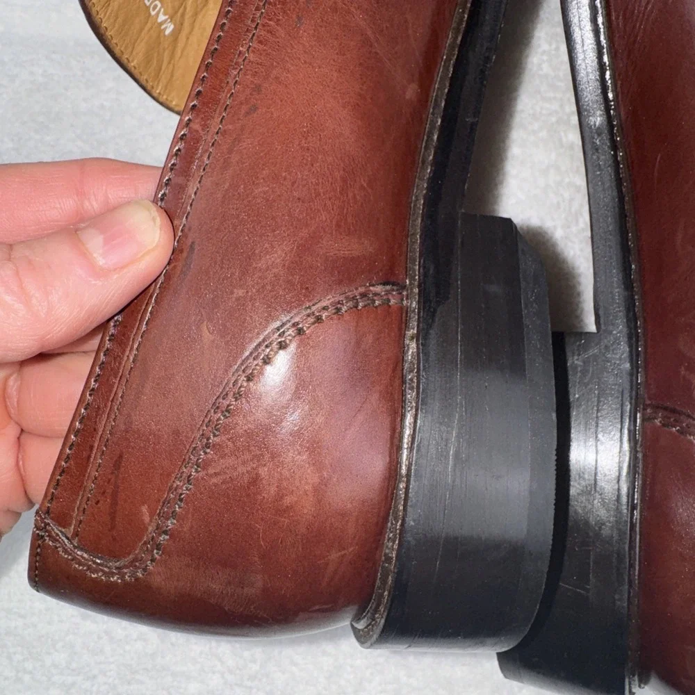 BOSTONIAN First Flex‎ Men's Brown Leather Slip On Loafer 22816 Size 10.5 M